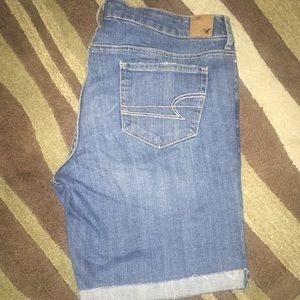 America Eagle Bermuda Jean Shorts